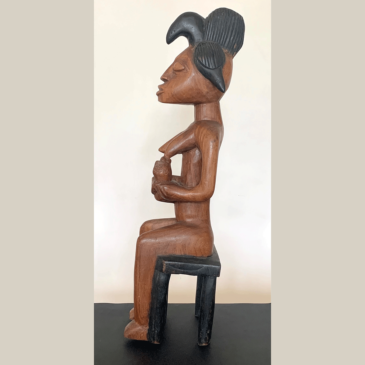 Tribal Senefo Maternity Figure - Image 5