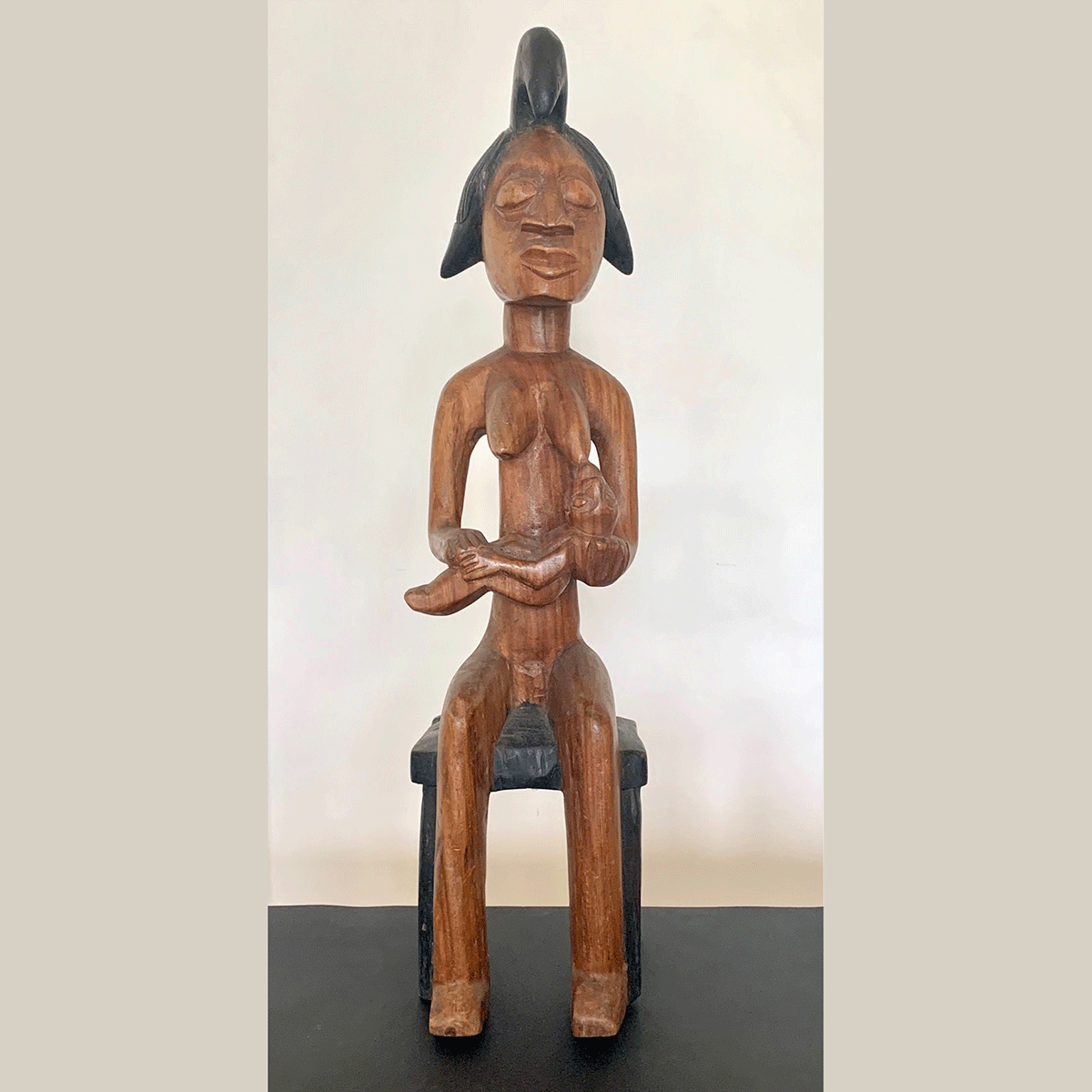 Tribal Senefo Maternity Figure - Image 6