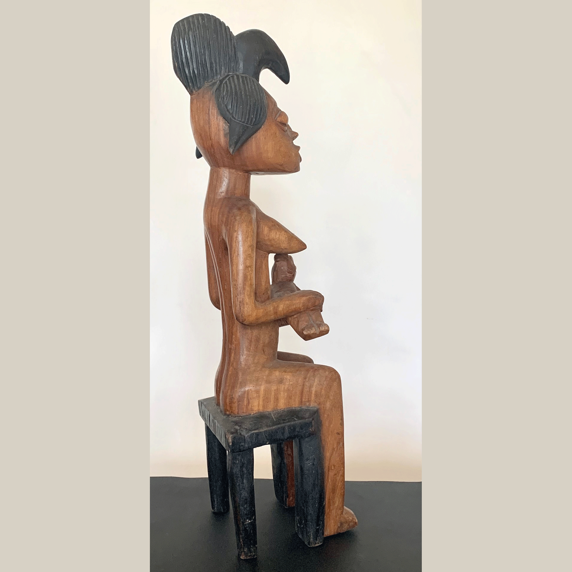 Tribal Senefo Maternity Figure - Image 4