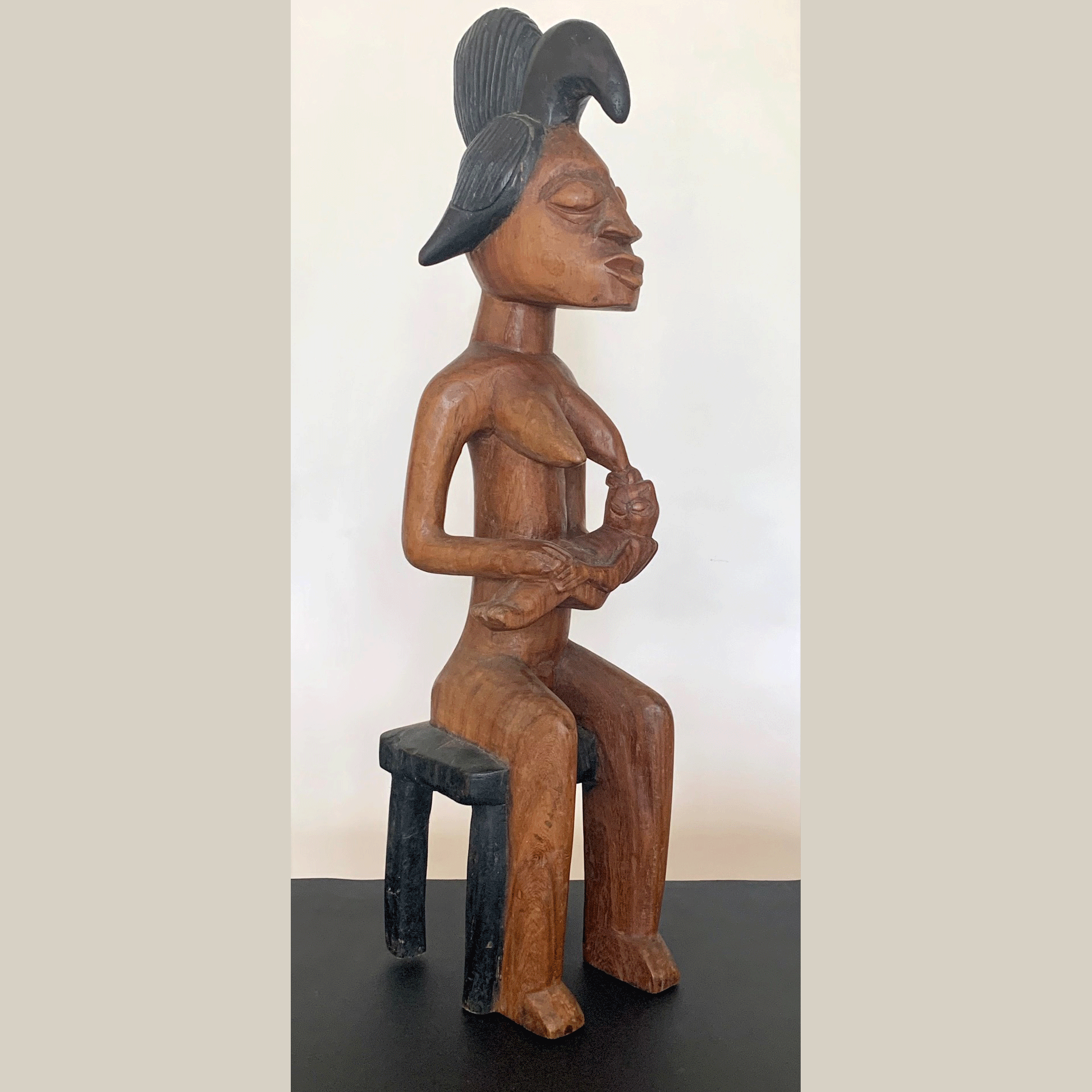 Tribal Senefo Maternity Figure - Image 2